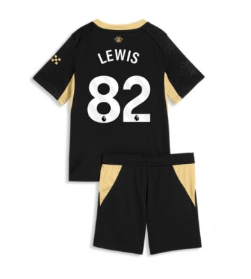 Manchester City Rico Lewis #82 Udebanetrøje Børn 2026-27 Kortærmet (+ Korte bukser)
